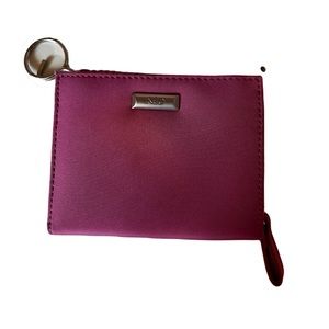 perfect condition card holder/mini wallet dark pink
